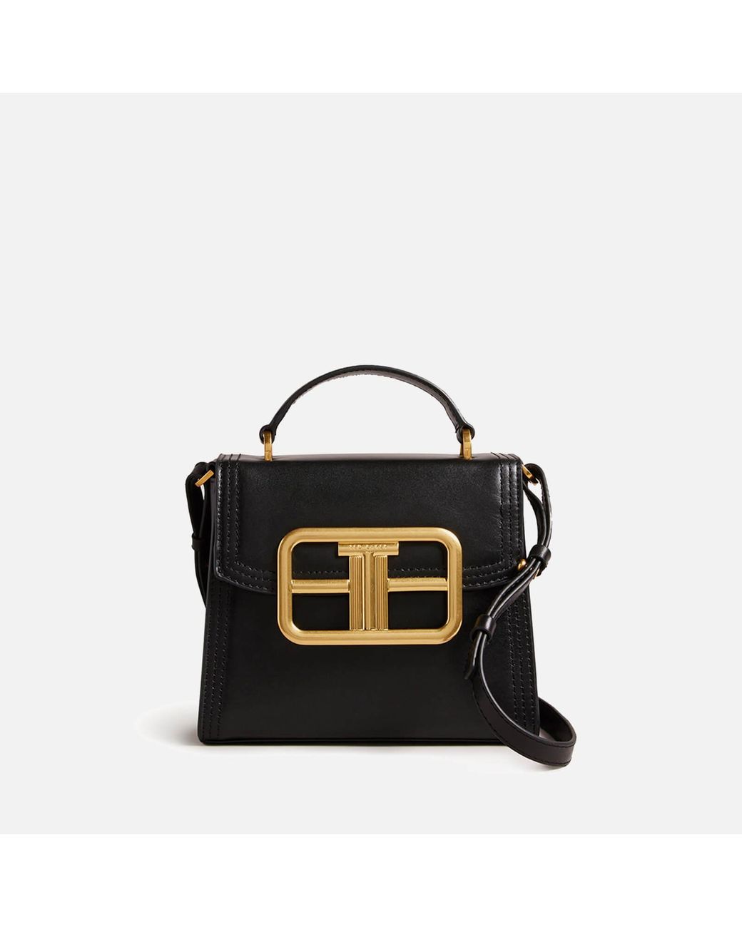 Ted Baker Tikina Luxe Leather Bag in Black Lyst