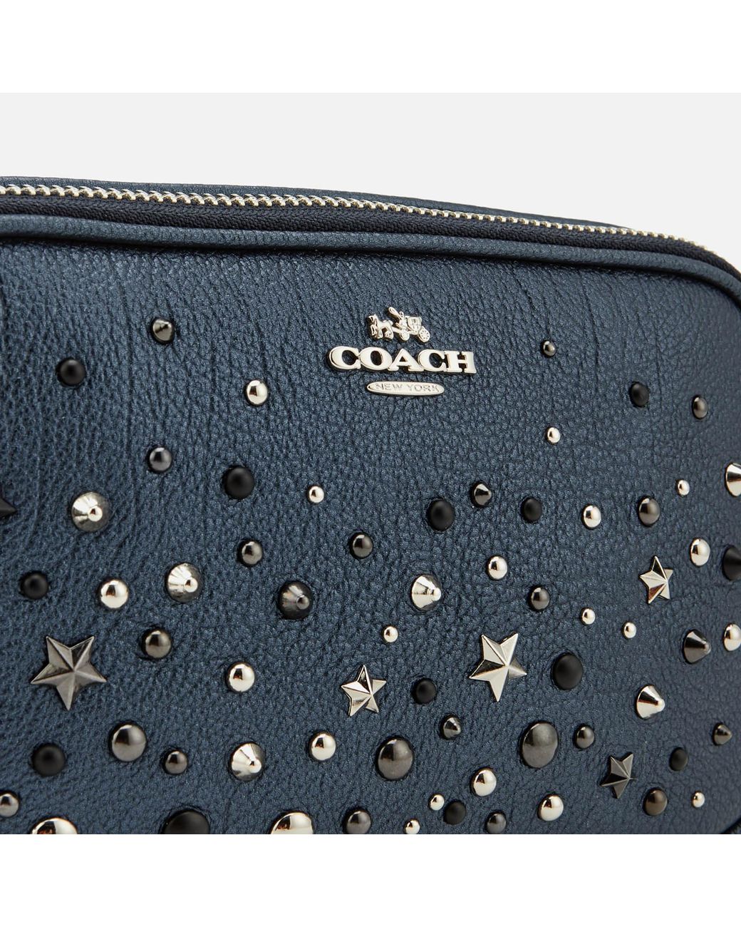 COACH Star Rivet Cross Body Bag in Blue Lyst Canada