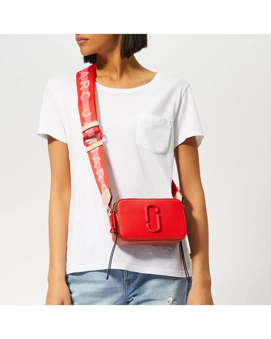 Marc jacobs snapshot red multi cheap