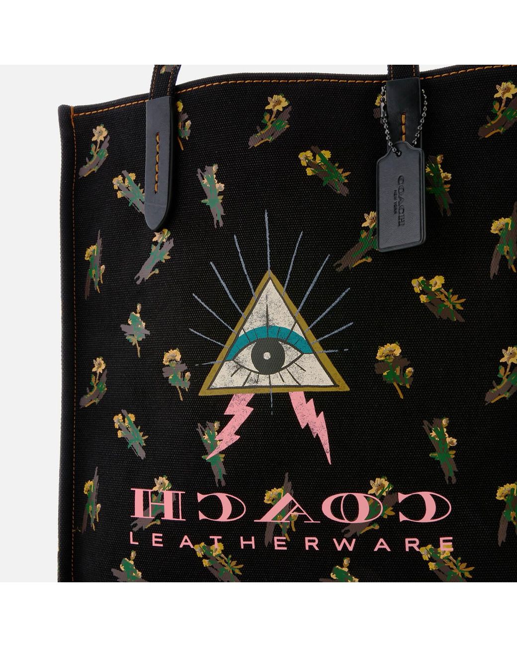 Coach tote with pyramid eye Clearance