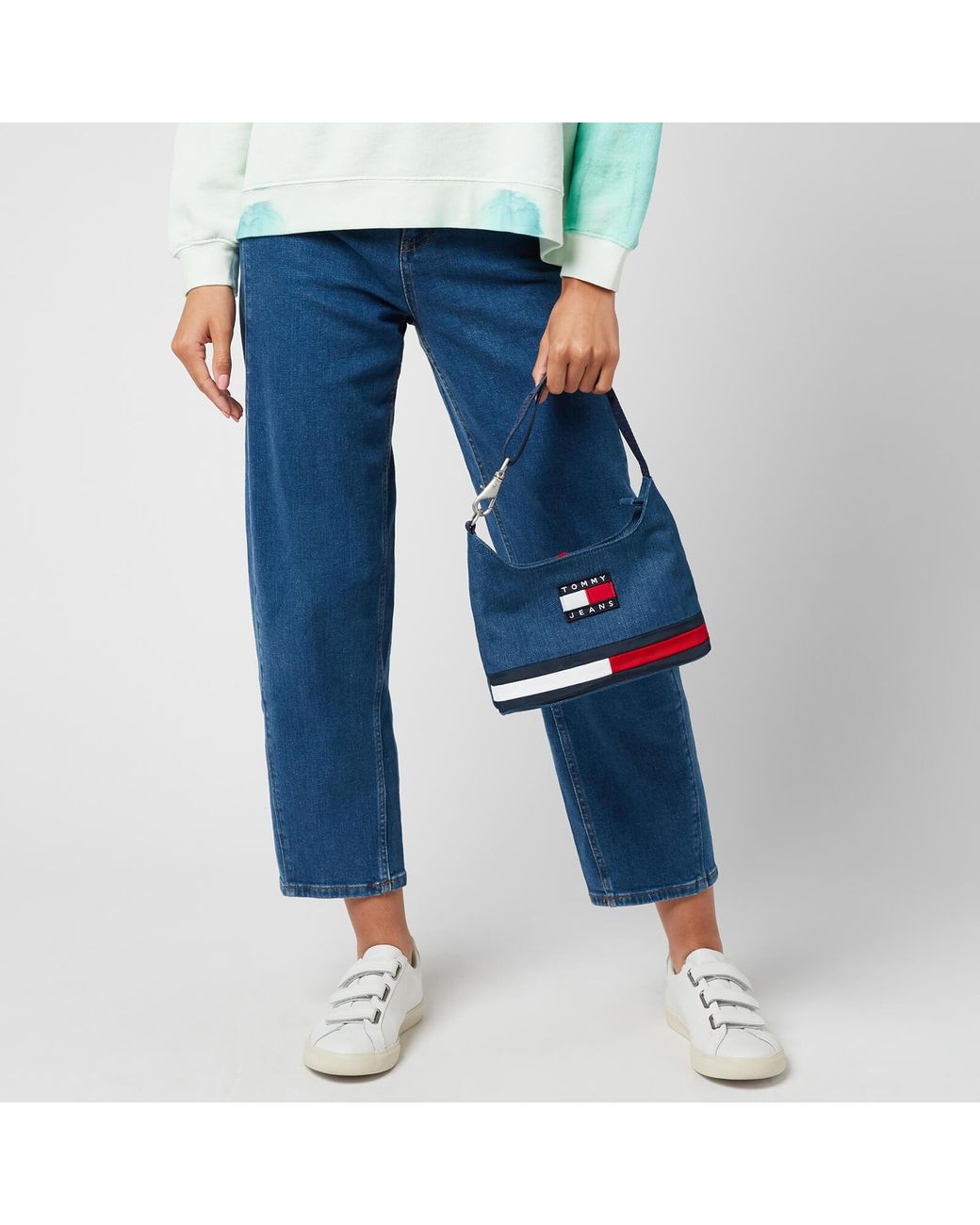 Tommy Hilfiger Tjw Heritage Shoulder Bag Denim in Blue | Lyst Canada