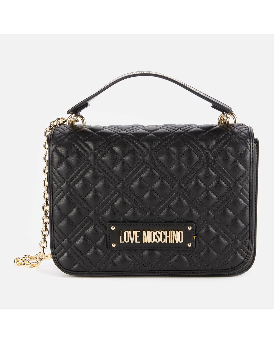 Love Moschino Quilted Classic Bag in Black Lyst
