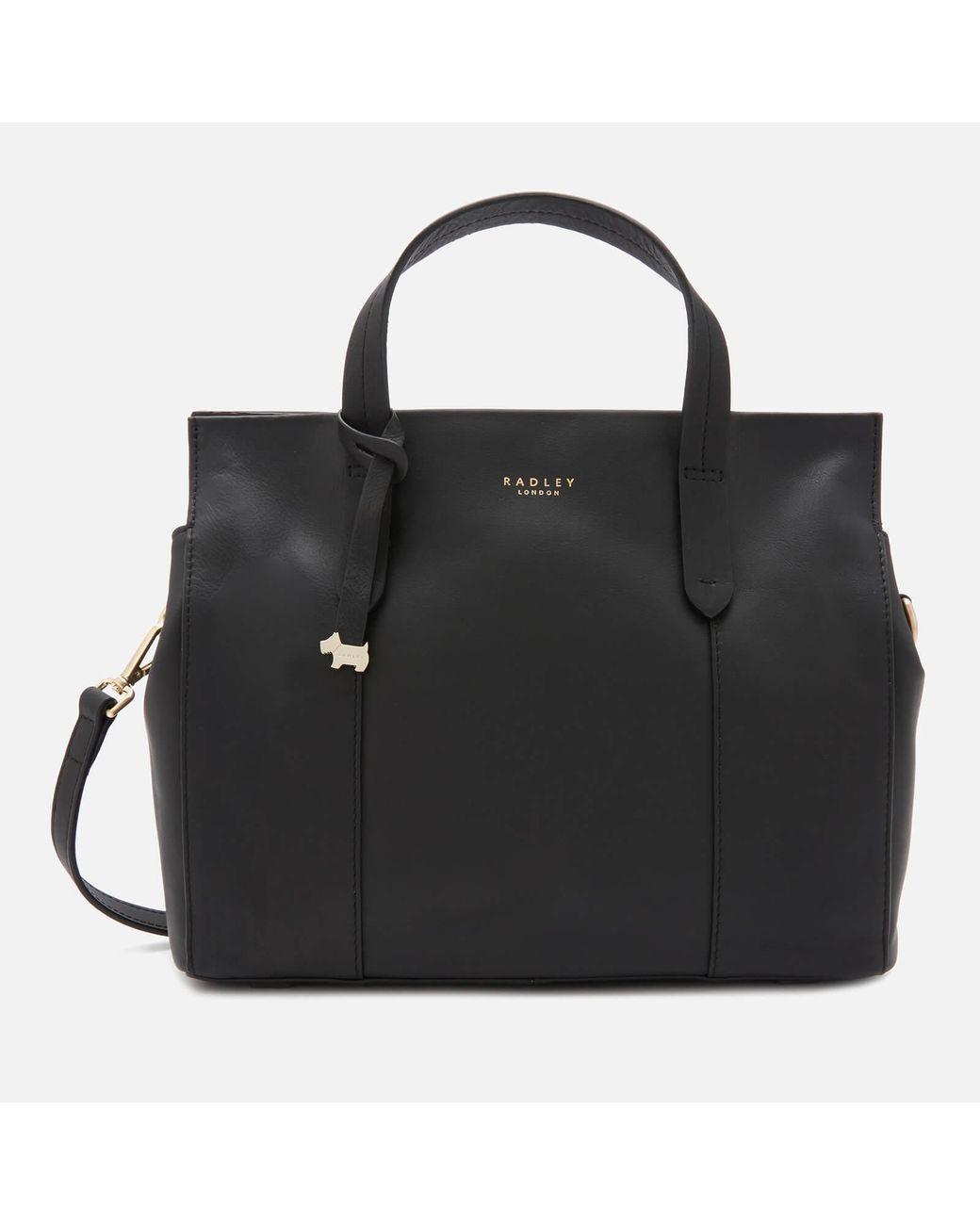 Radley Abbotsford House Medium Multiway Grab Open Top Tote Bag in Black