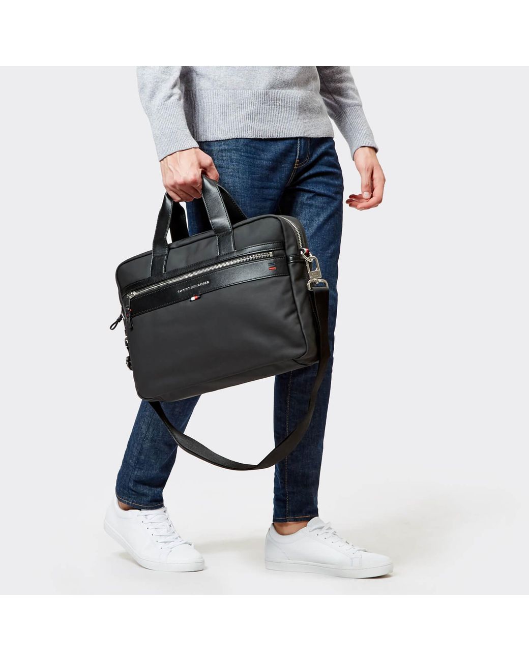 Tommy Hilfiger Elevated Computer Bag Briefcases Men Black Briefcases for  Men | Lyst Australia