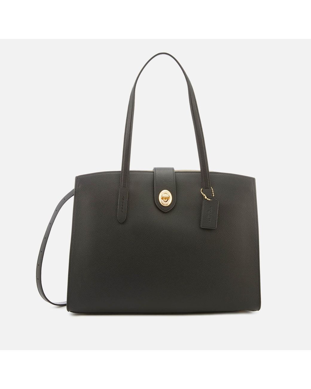 COACH Turnlock Charlie Carryall Bag in Black Lyst