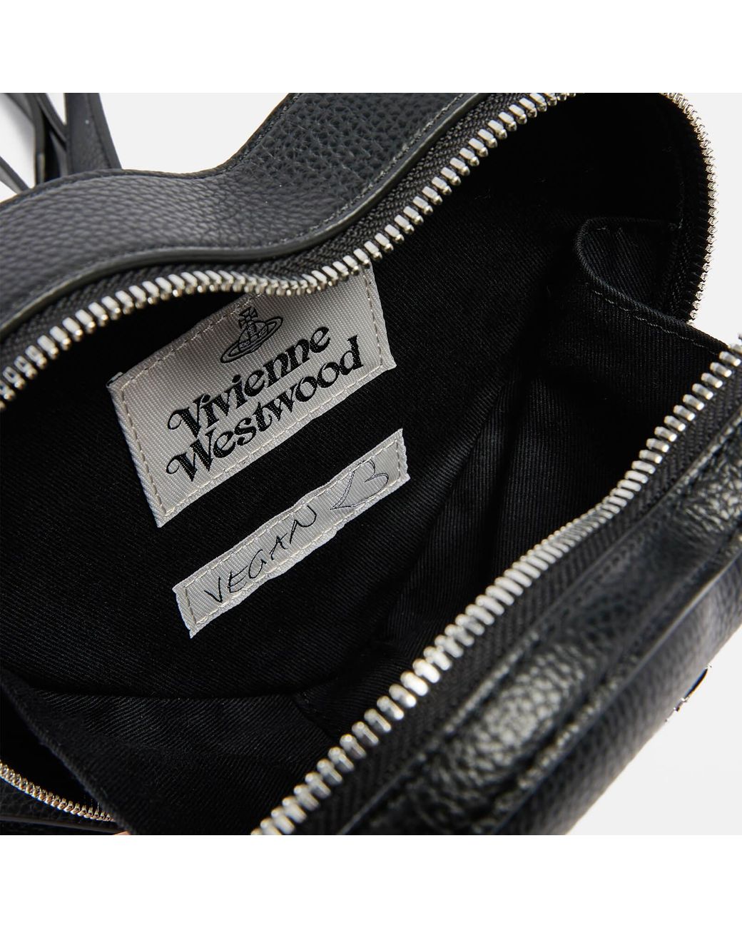 Vivienne Westwood ELLA ハート型の黒いバックパック 人気】Vivienne Westwood ELLA ハート型の黒いバックパック