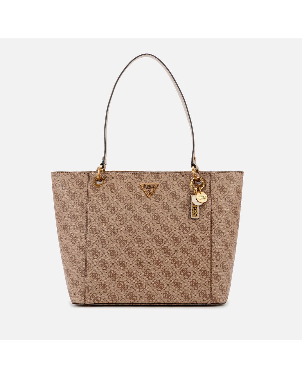 Guess Noelle Elite Tote Bag in Brown | Lyst