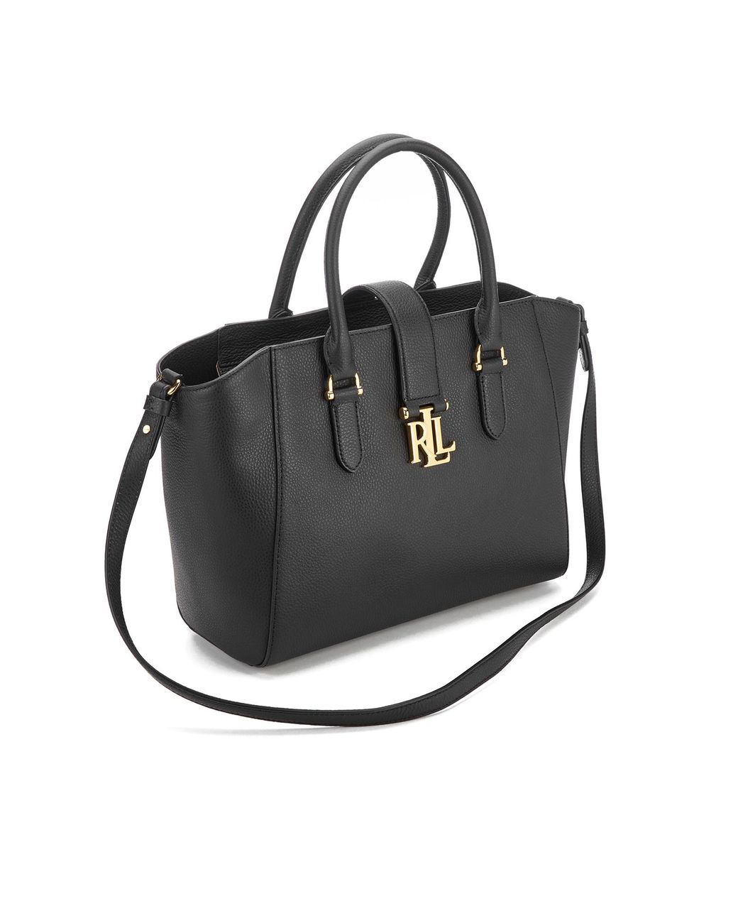 Lauren by Ralph Lauren Leather Carrington Bethany Shopper Bag in Black |  Lyst