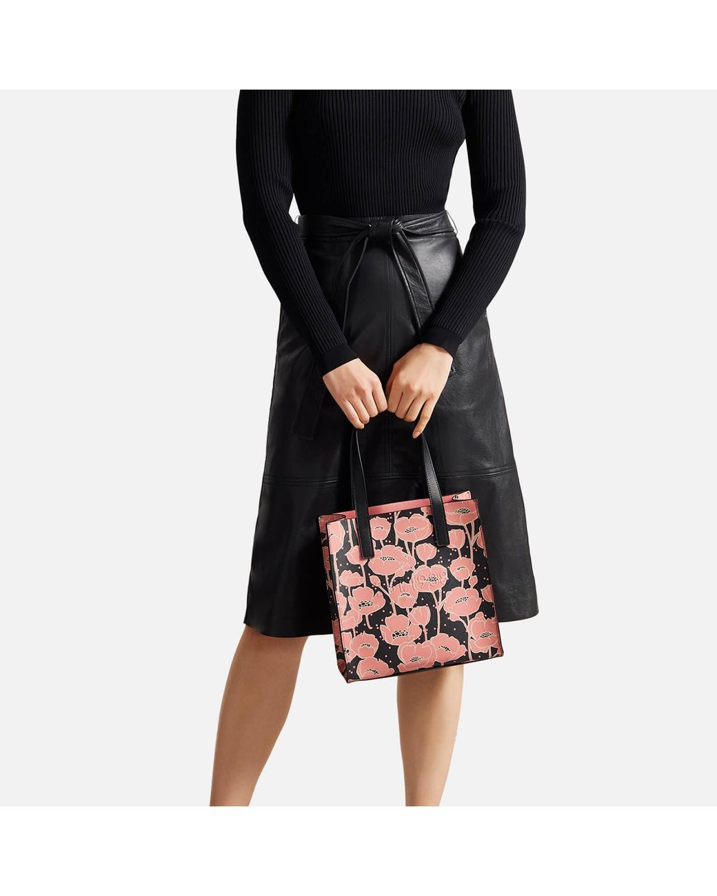 Ted Baker Popscon Faux Leather Floral Printed Small Icon Bag Ted Baker Popscon Faux Leather Floral Printed Small Icon Bag