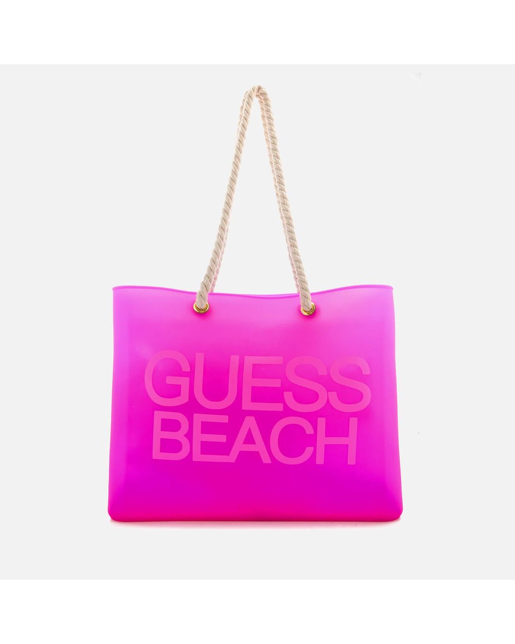 Guess Beach Bag in Pink | Lyst UK