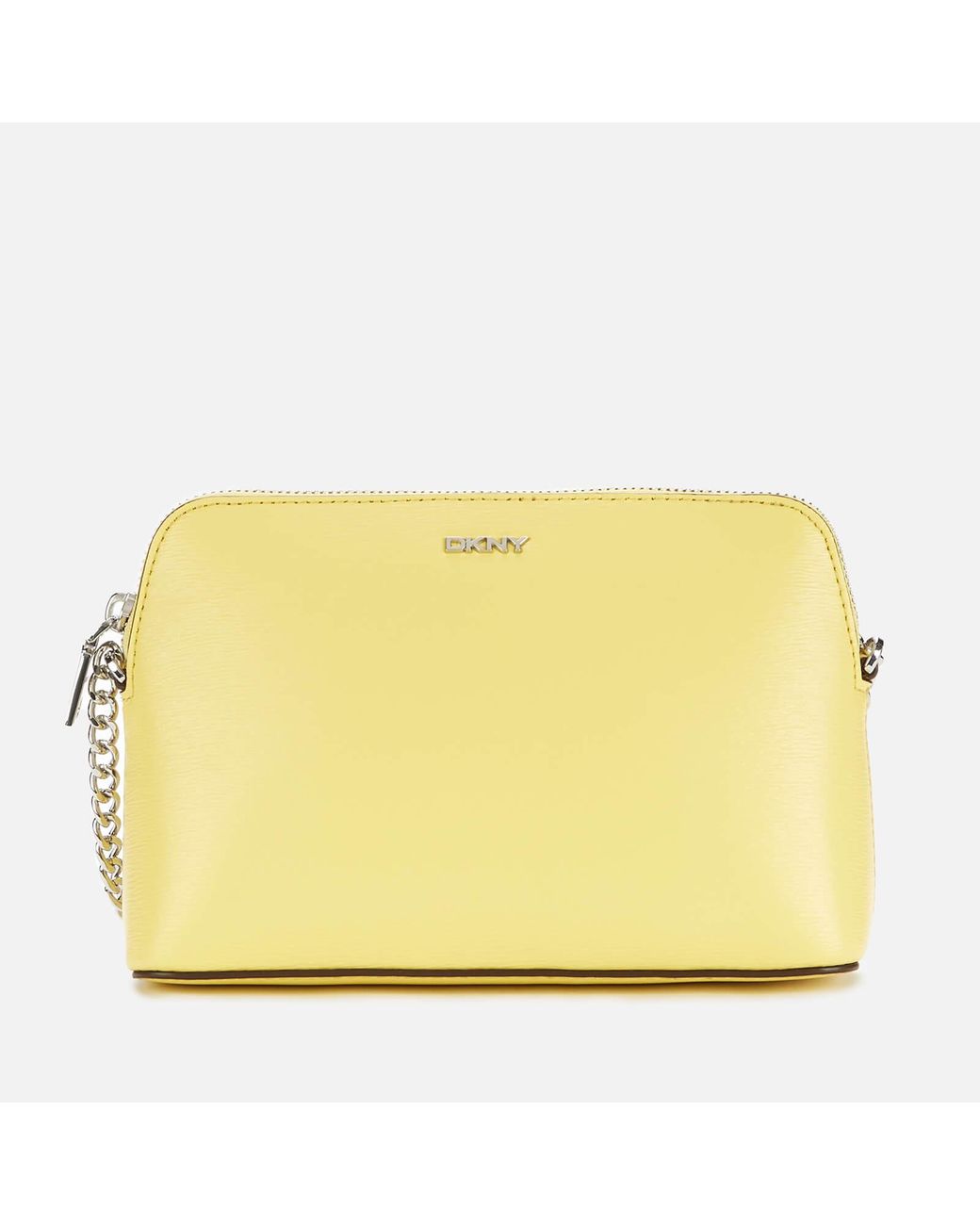 DKNY Bryant Dome Cross Body Bag in Yellow Lyst