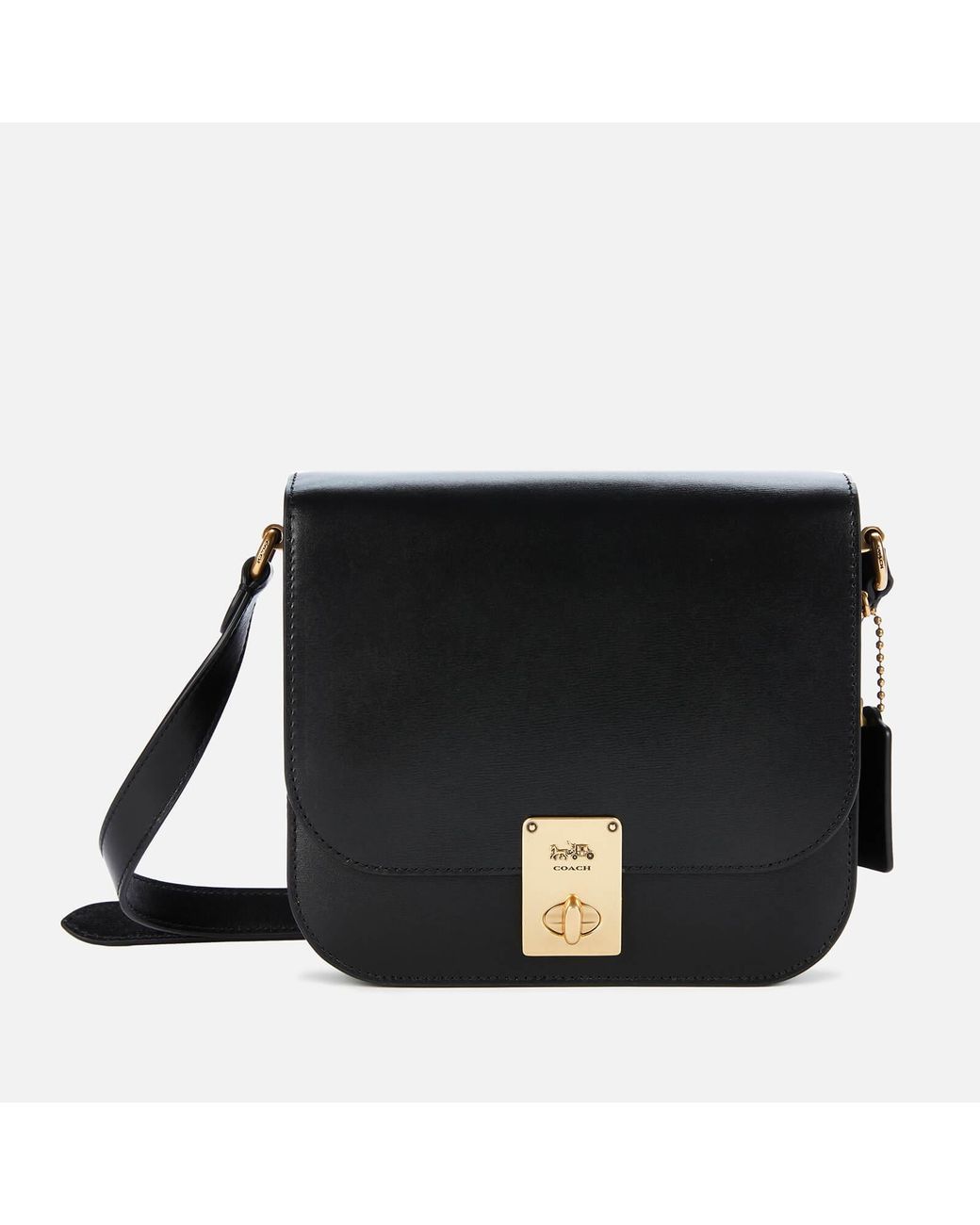 COACH Hutton Saddle Bag in Black Lyst Australia