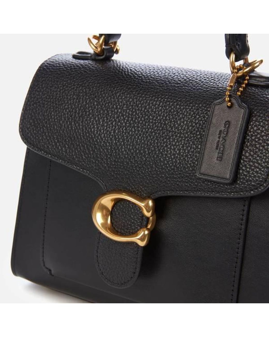coach tabby top handle 20 black