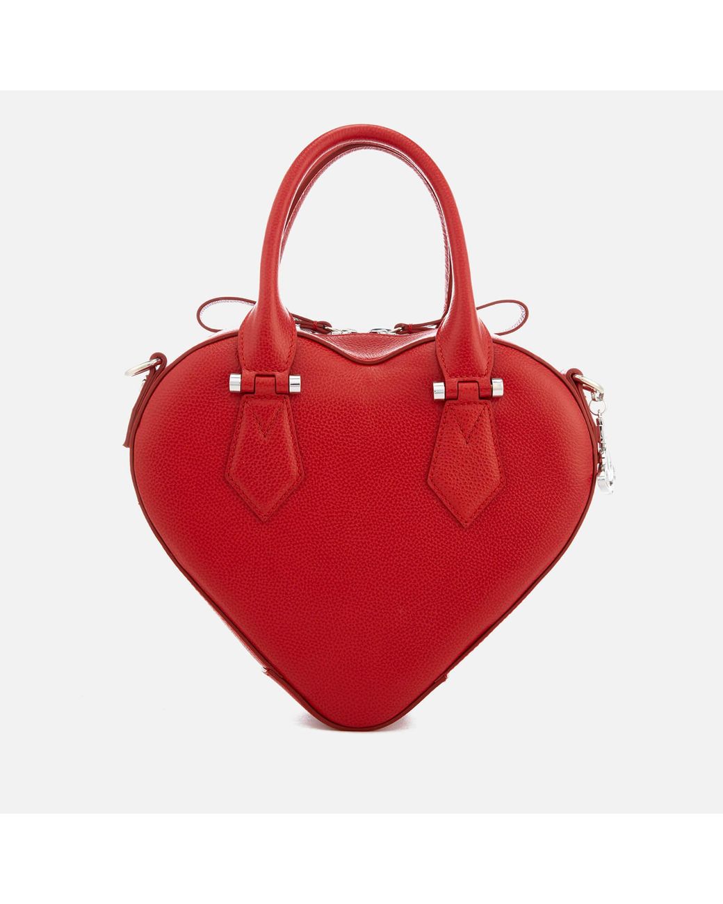 Vivienne Westwood Johanna Heart Handbag in Red | Lyst