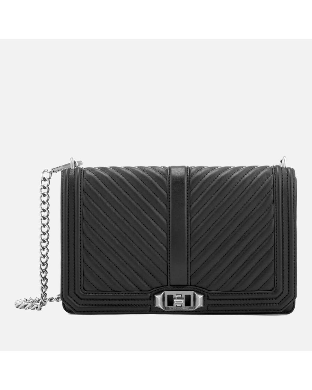 Chevron quilted slim love best sale crossbody