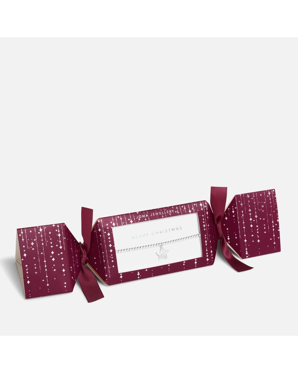 Joma Jewellery Merry Christmas Cracker Silver tone Bracelet in