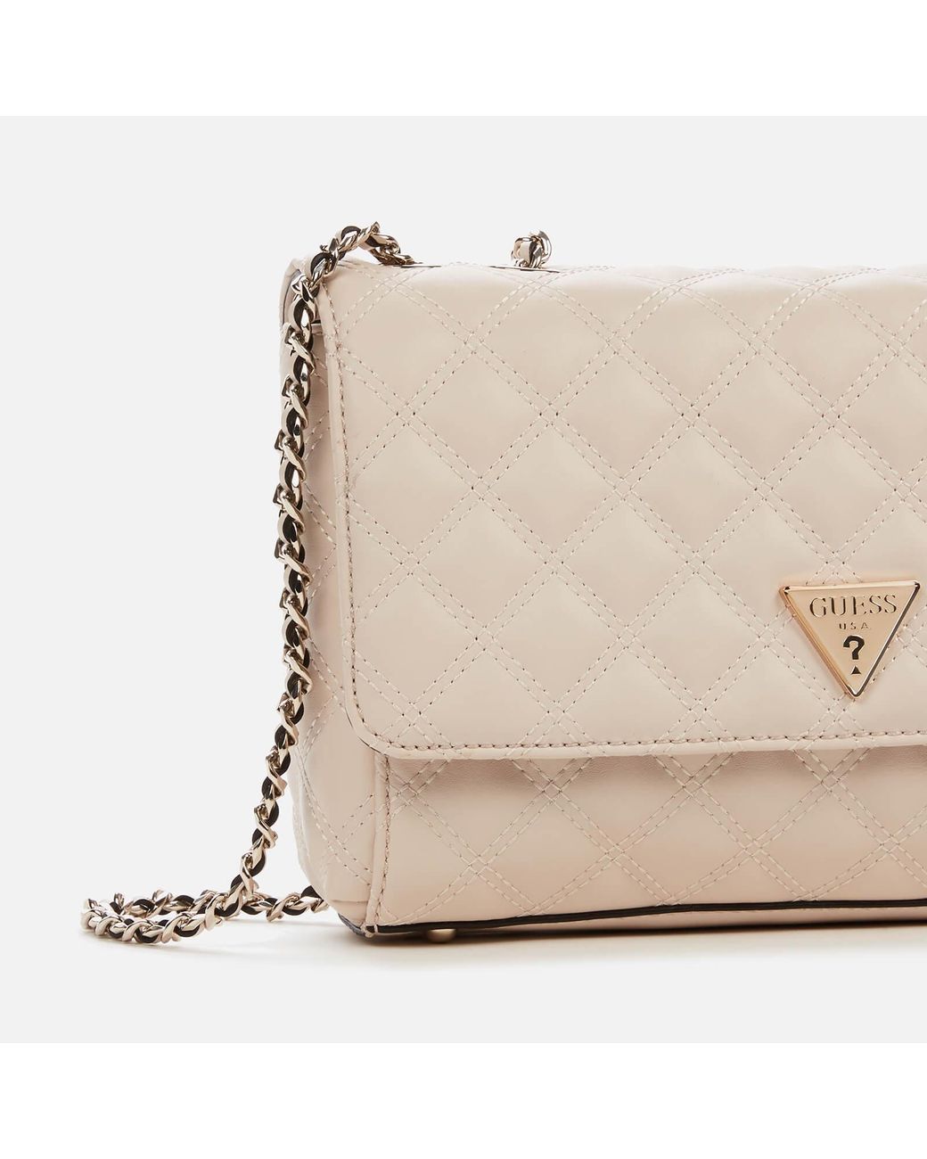 Guess Cessily Convertible Xbody Flap in Natural Lyst Australia