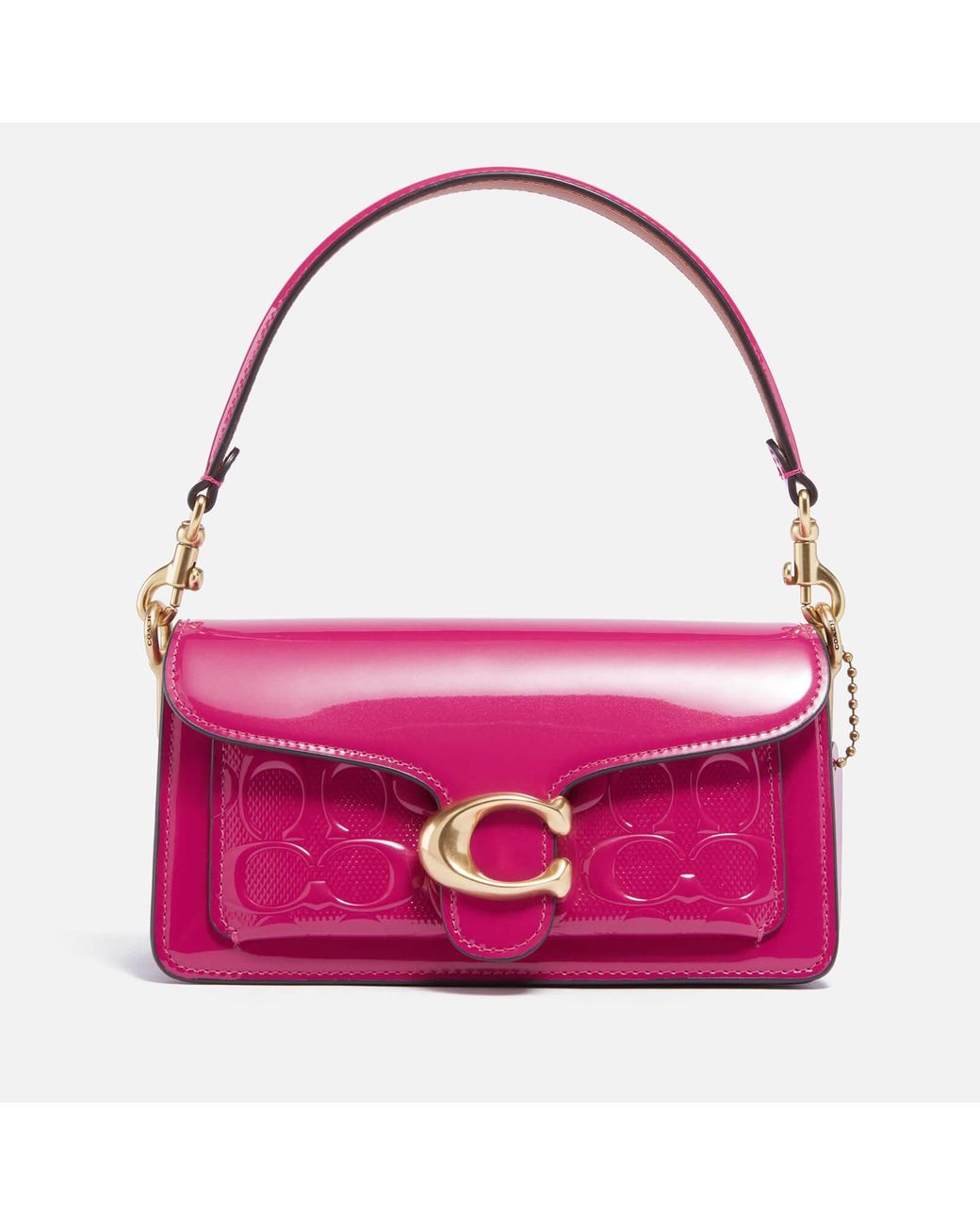 COACH Tabby Shoulder Bag 20 In Signature Leather in Purple | Lyst Australia