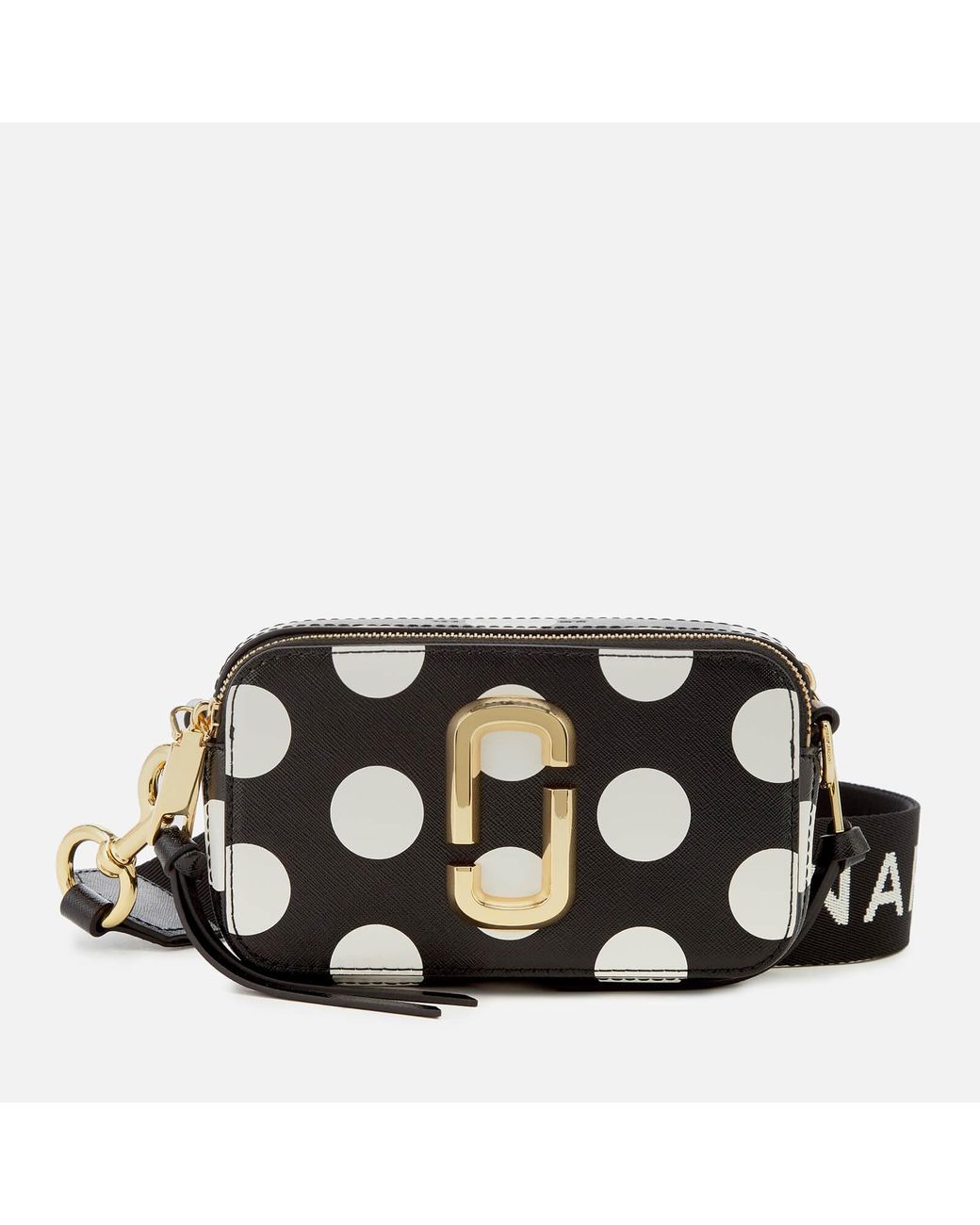 Marc Jacobs Snapshot Polka Dot Shoulder Bag Black Lyst Australia