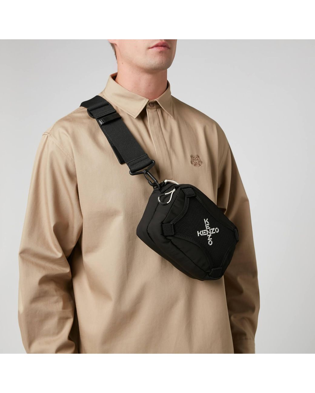 KENZO Sport Cross Body Bag in Black Lyst UK
