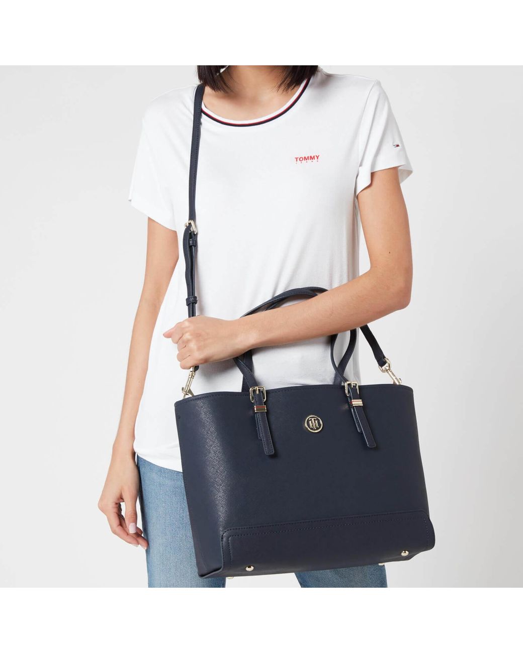 Tommy Hilfiger Honey Medium Tote Bag | Lyst UK