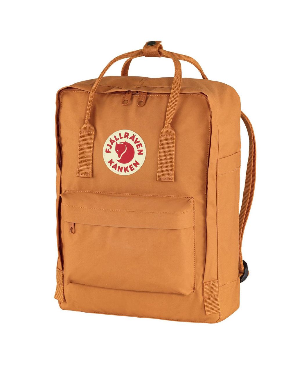 fjallraven orange backpack