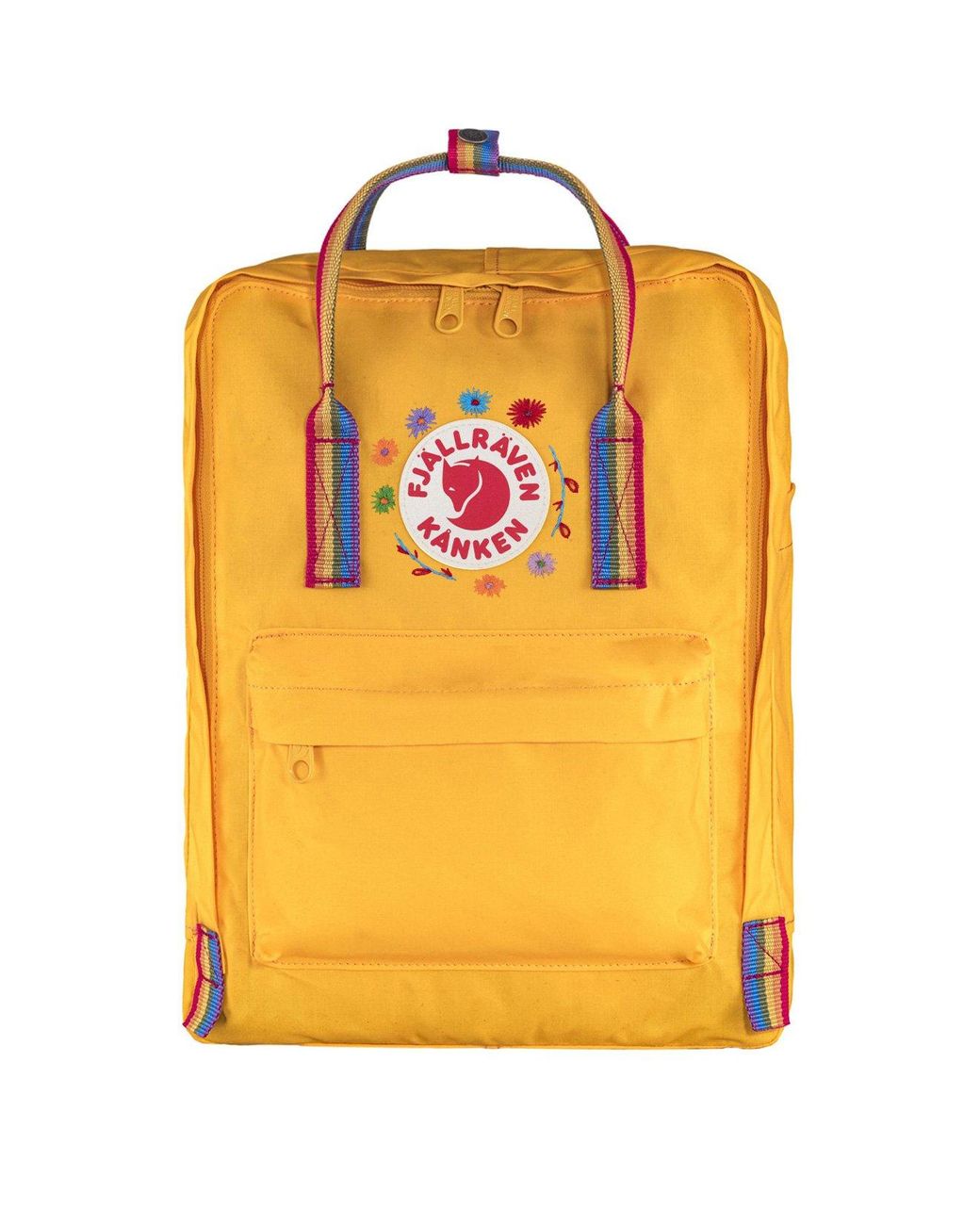 kanken backpack warm yellow