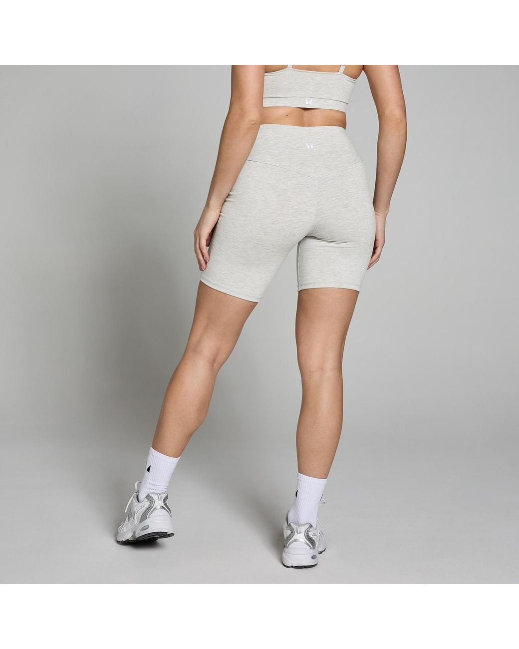Mp Gray Basic Cycling Shorts