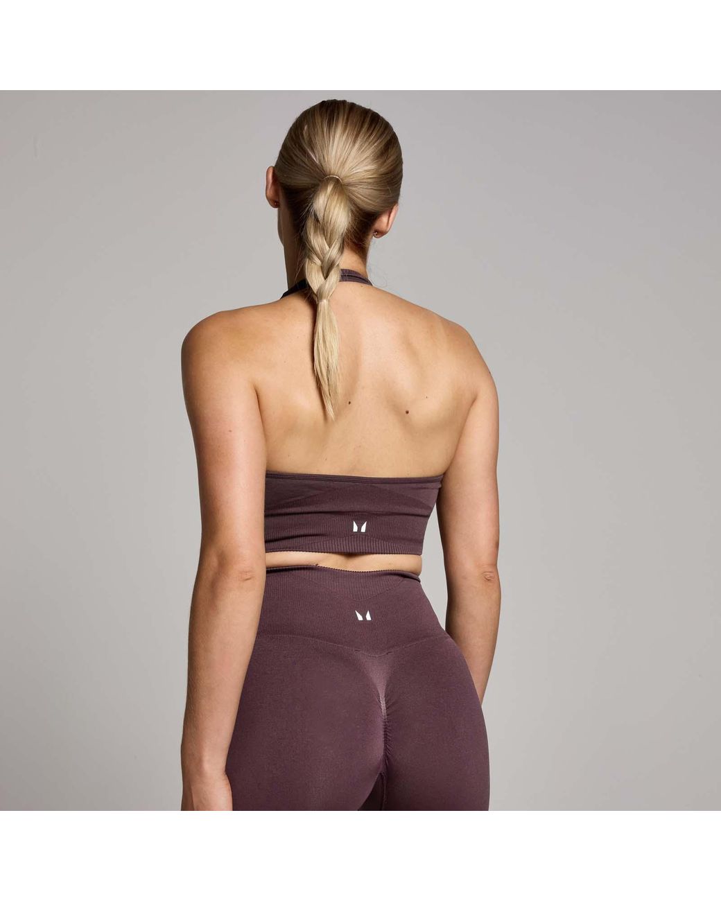 sachin and babi light blue dress Essential Halterneck Sports Bra main image 0