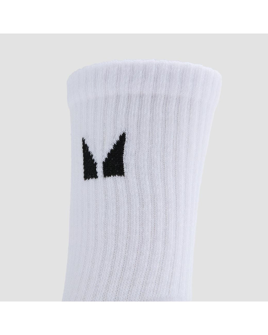 Mp White Crew Socks (3 Pack)