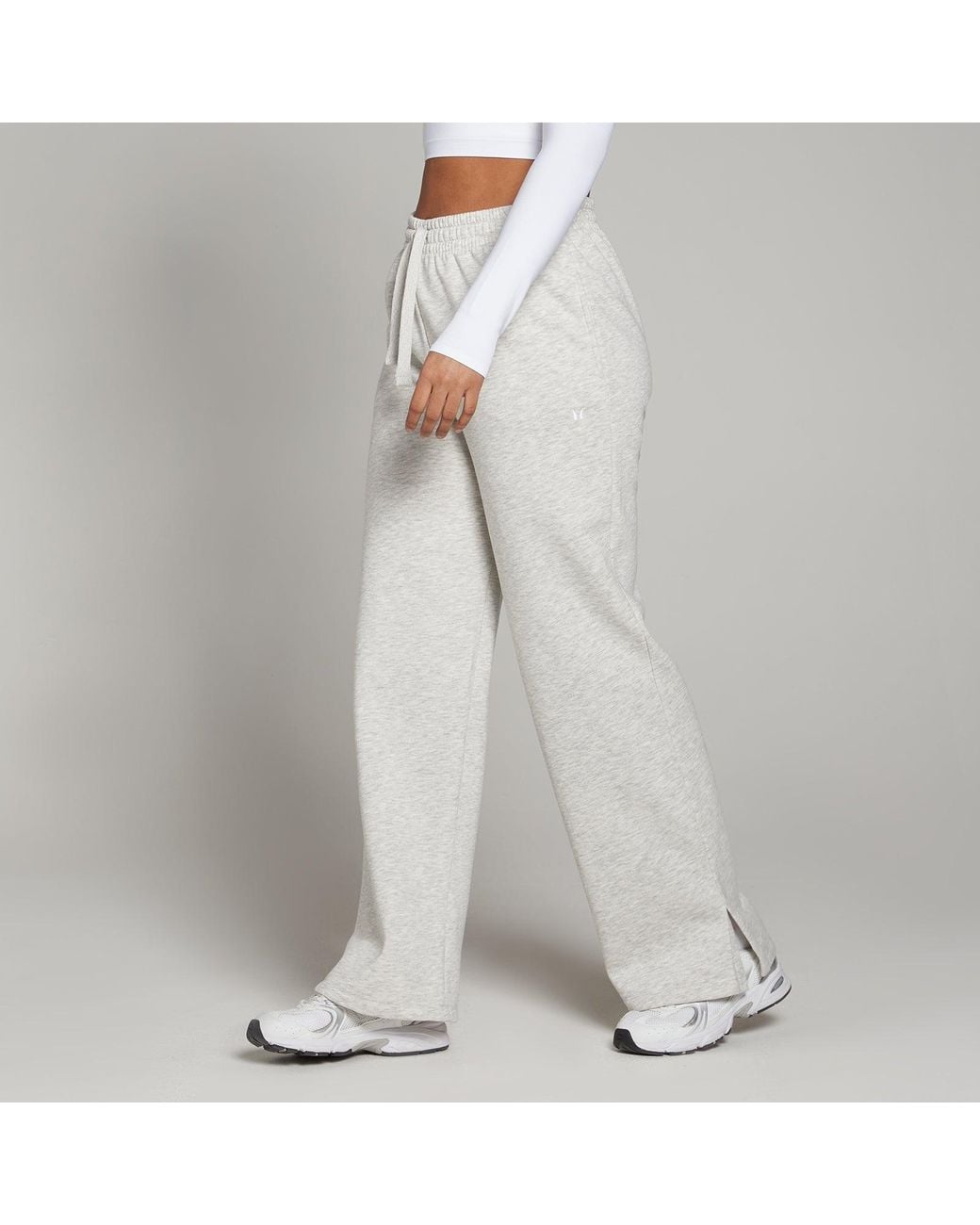 Mp Gray Basics Straight Leg Joggers