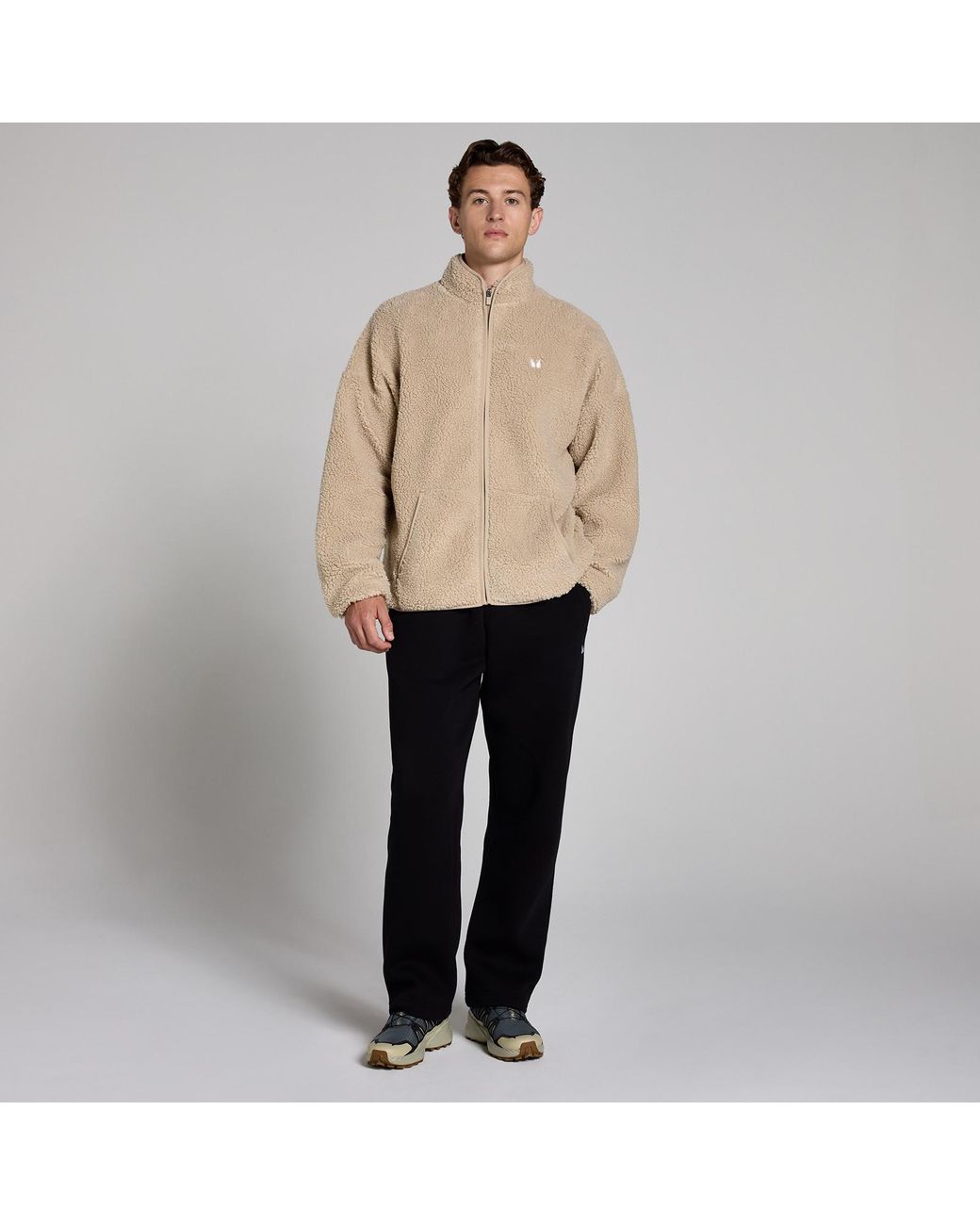 Chaqueta De Tejido Polar Borg Con Cremallera Integral Para Hombre De Mp de hombre de color Natural