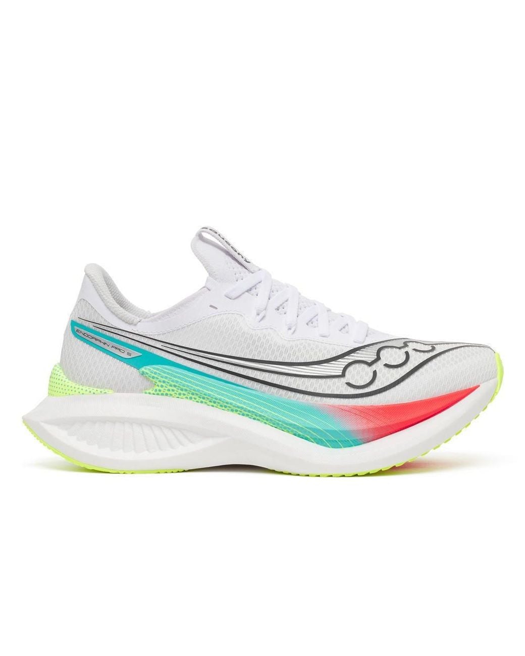 Saucony White Endorphin Pro 5 Trainers