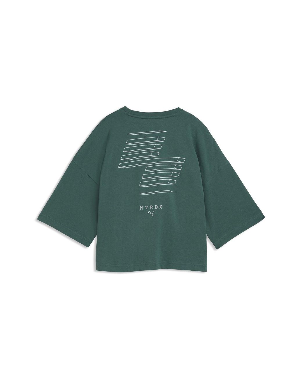 PUMA Green X Hyrox Cropped Lifestyle Tee