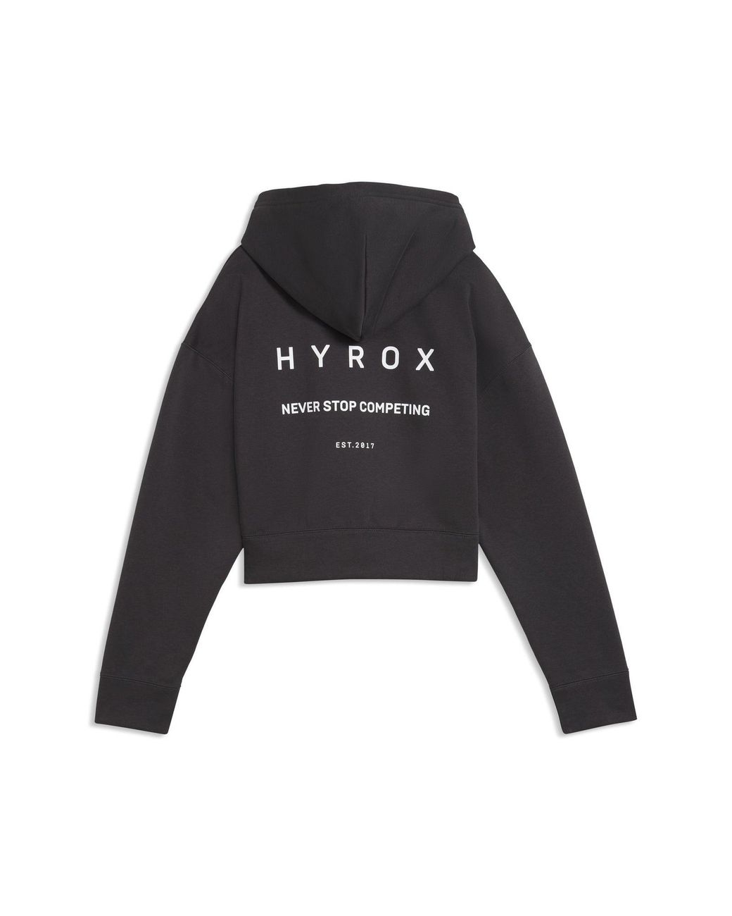 PUMA Black X Hyrox World Cropped Hoodie