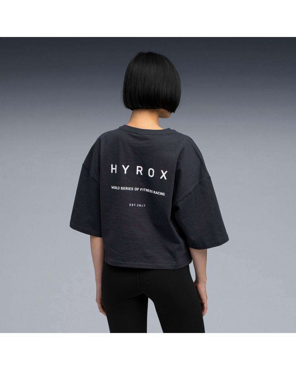 PUMA Blue X Hyrox World Cropped Tee