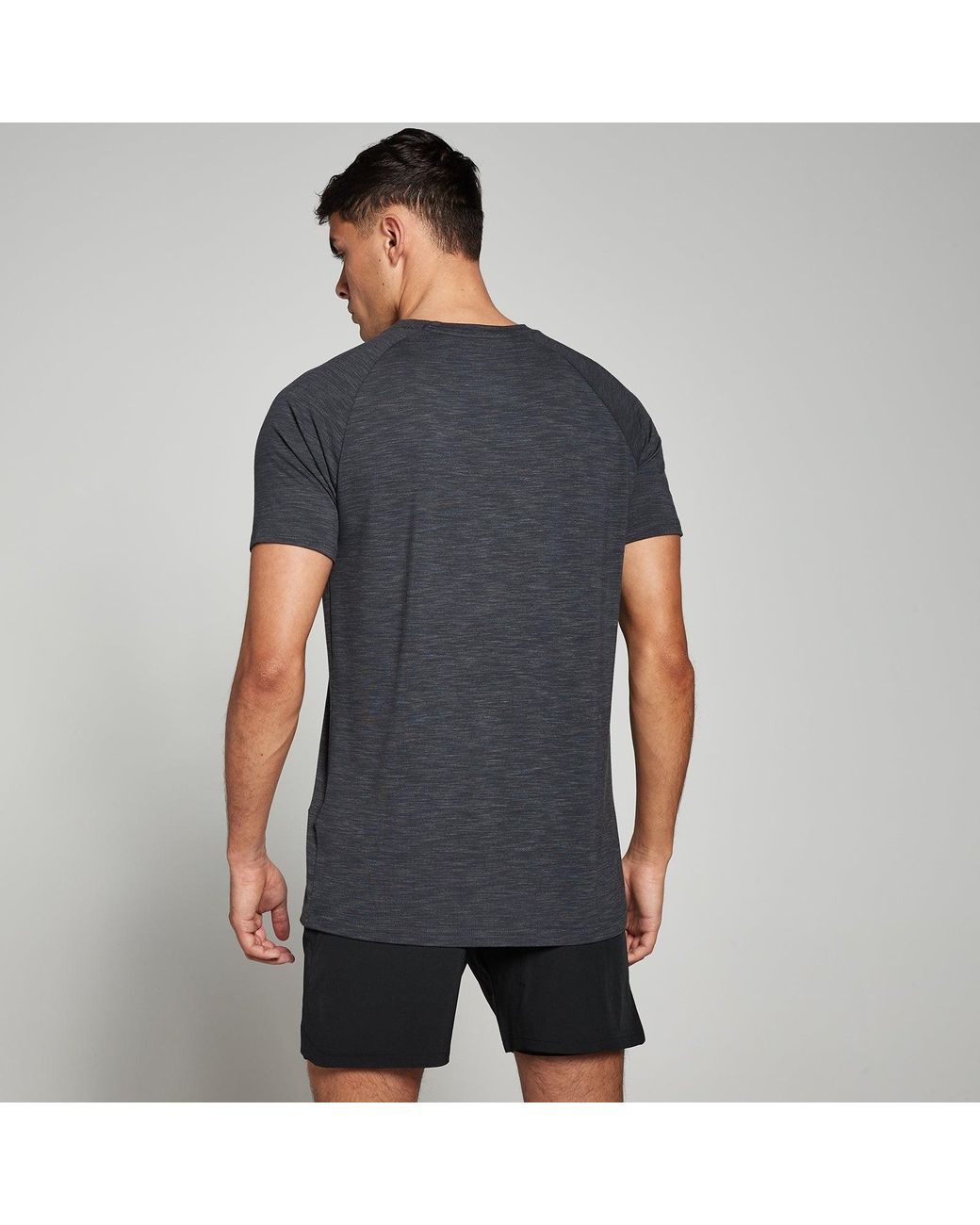 Mp Gray Performance Short Sleeve T-shirt for men