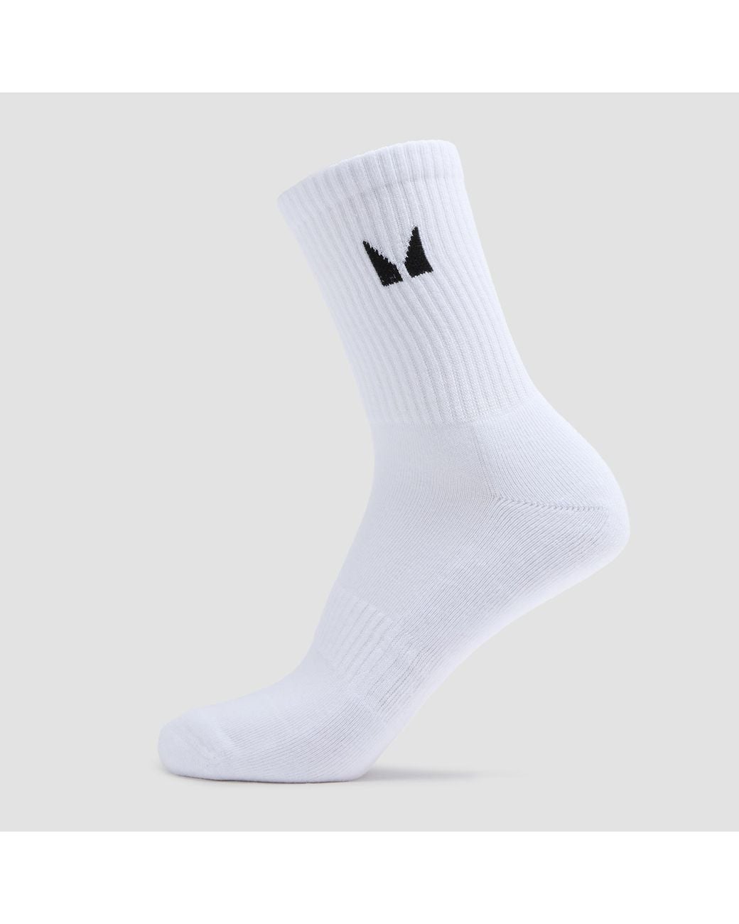 Mp White Crew Socks (3 Pack)