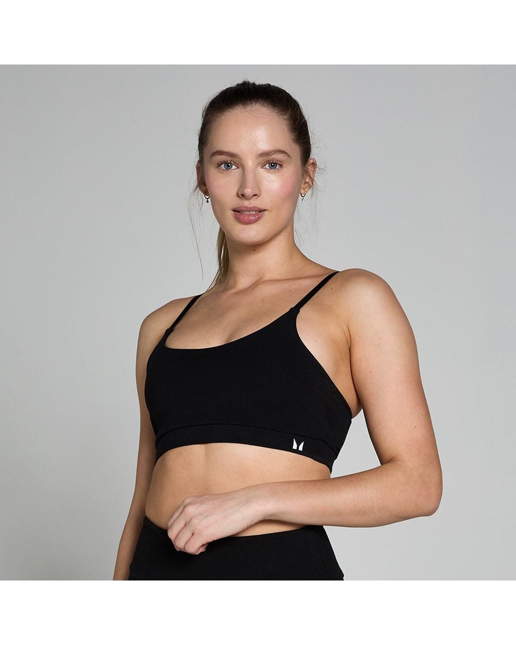 Mp Black Basic Bra