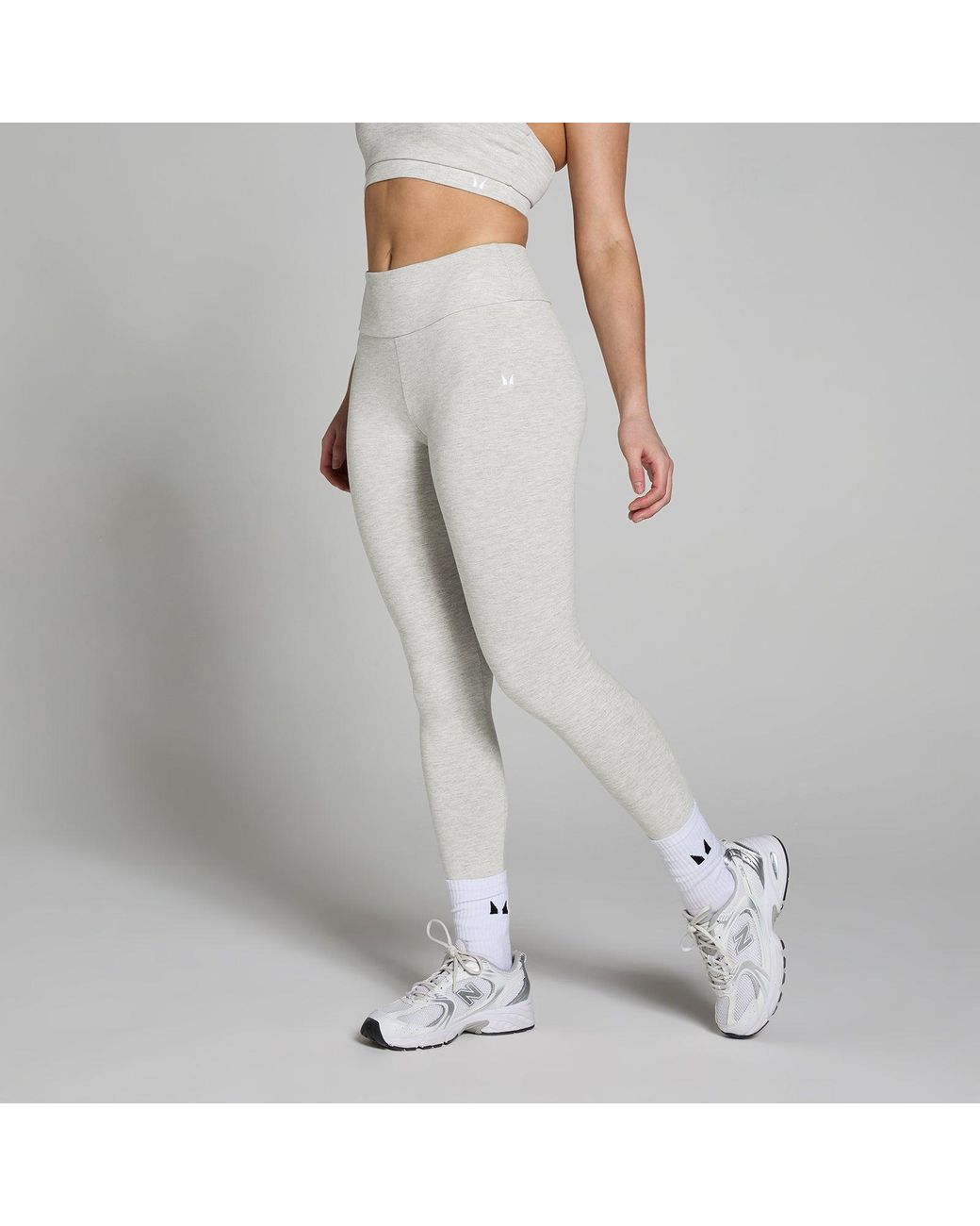 Mp Gray Basic Leggings