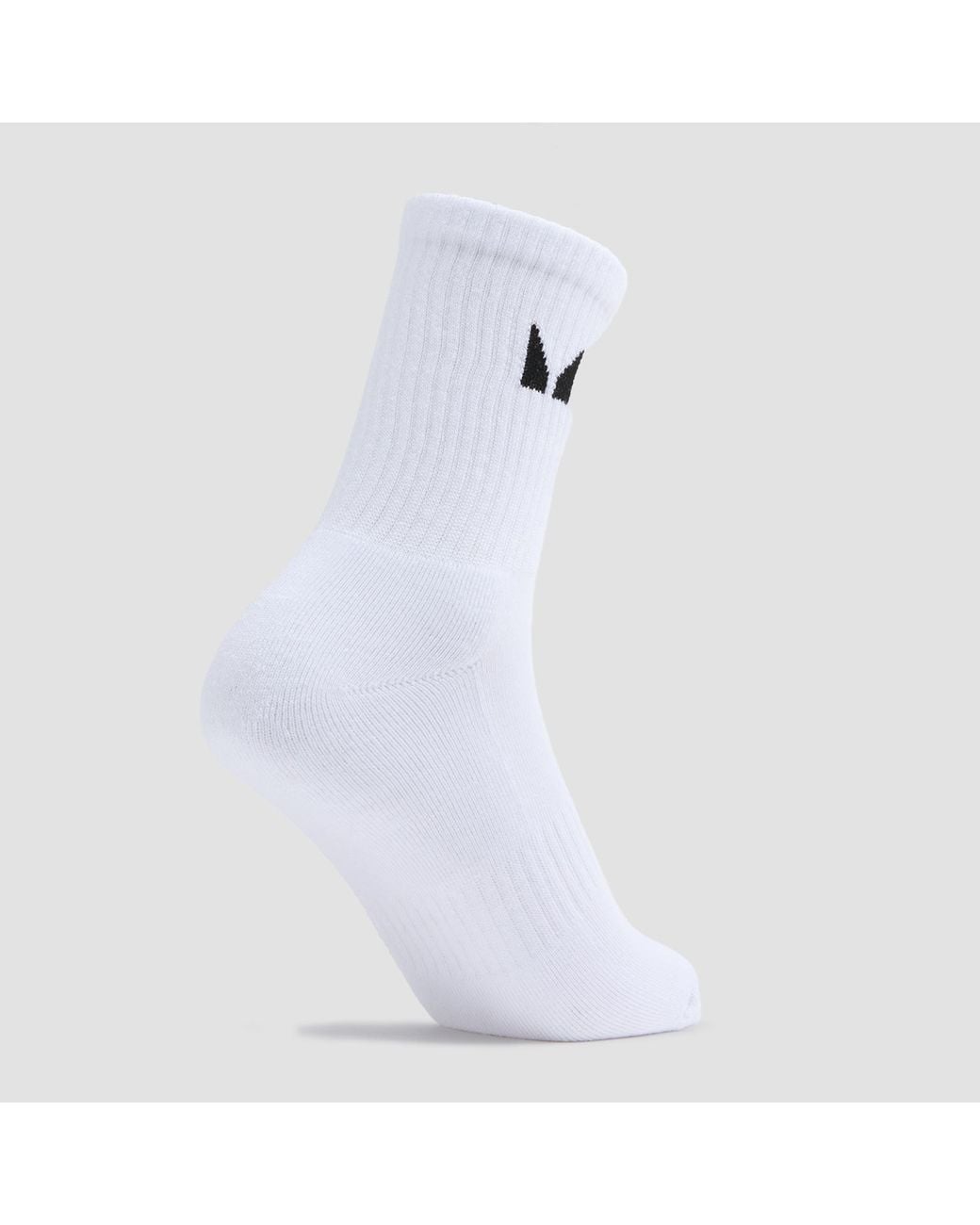 Mp White Crew Socks (3 Pack)