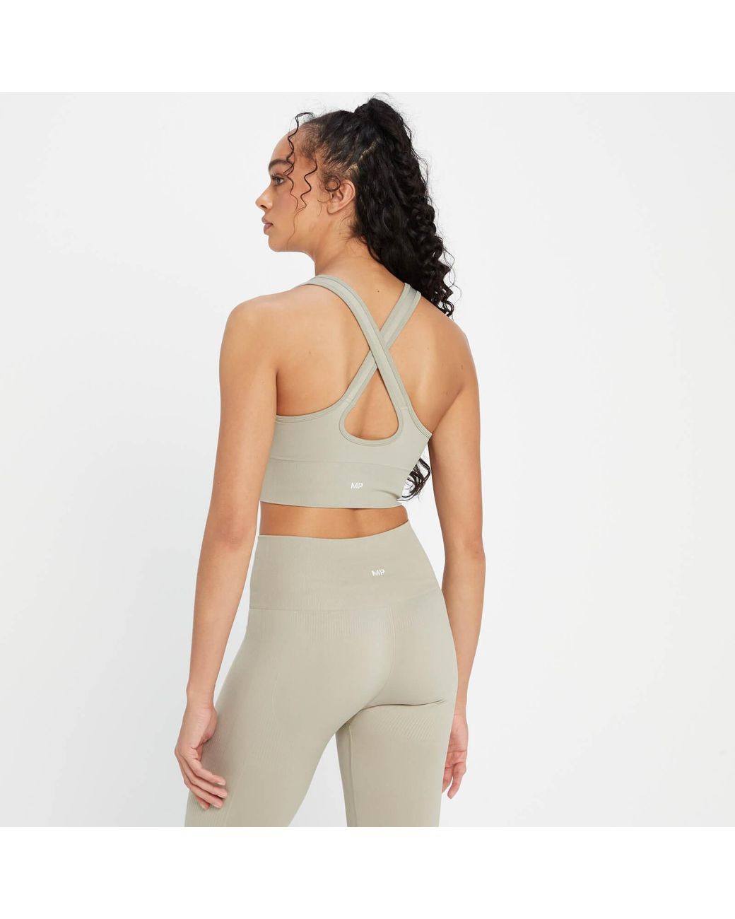 Mp Green Shape Seamless Sports Bra