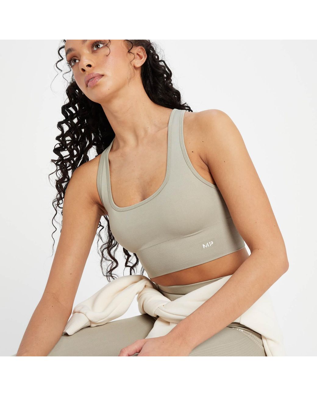 Mp Green Shape Seamless Sports Bra