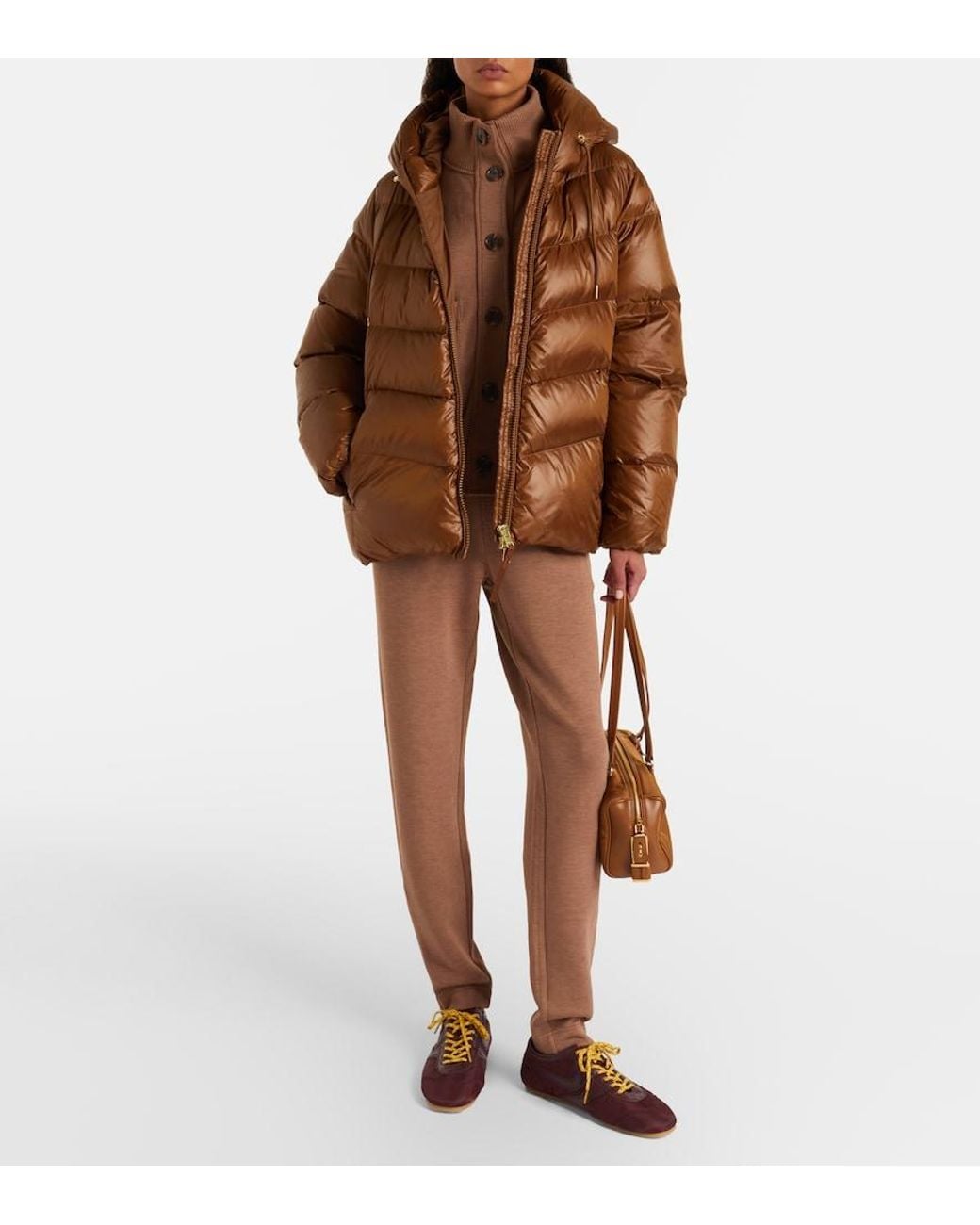 Varley Brown Madelina Down Jacket