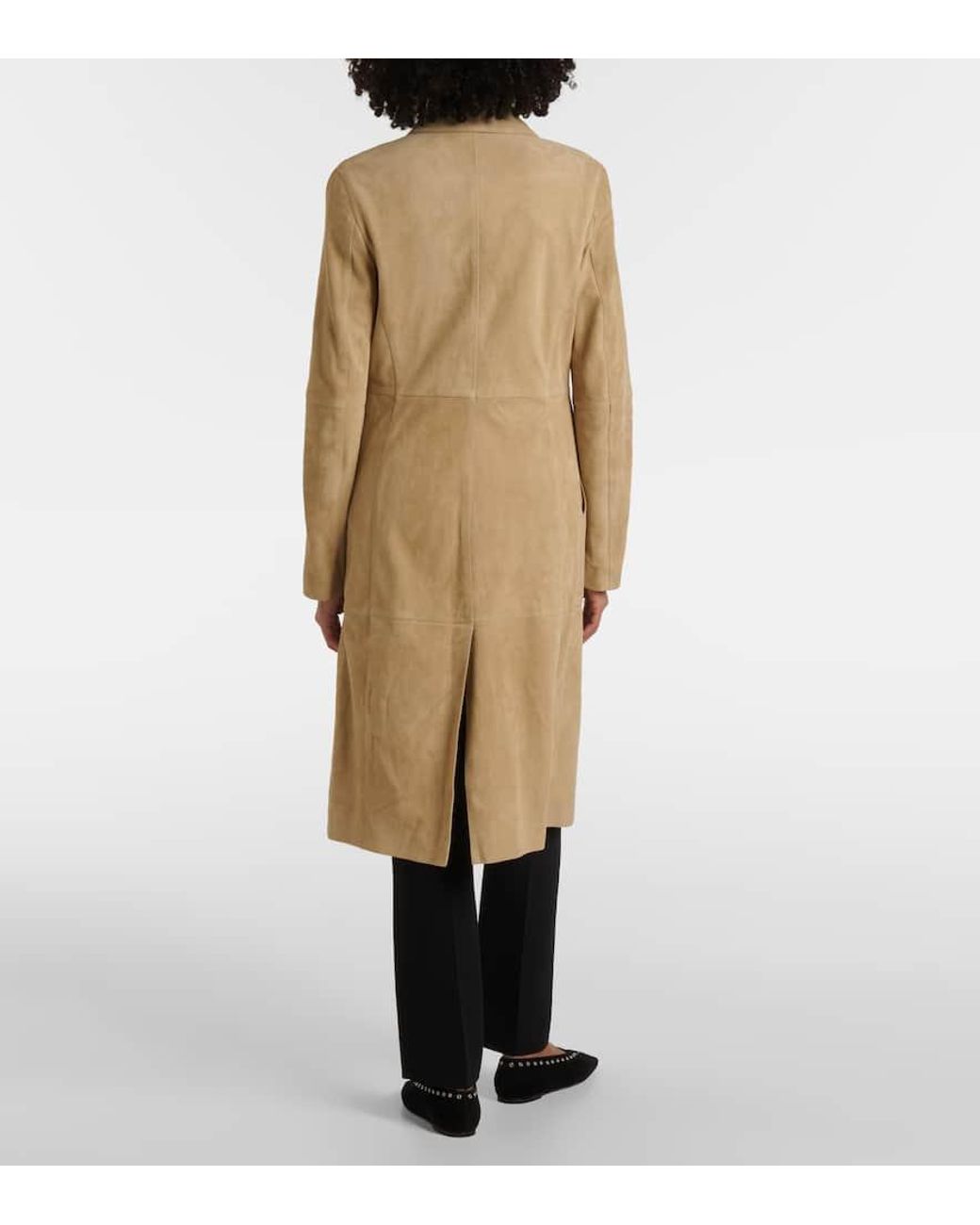 Totême  Natural Suede Cinched Coat