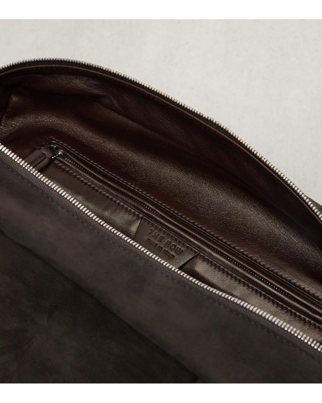 The Row Black Tote Bag Astra Aus Leder