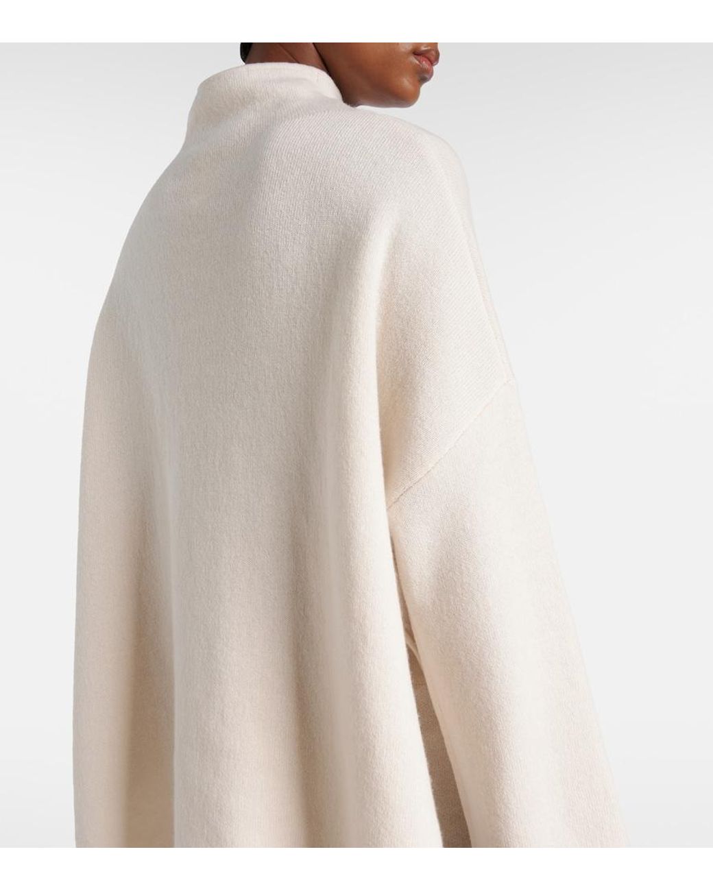 Jardin Des Orangers White Wool And Cashmere Sweater