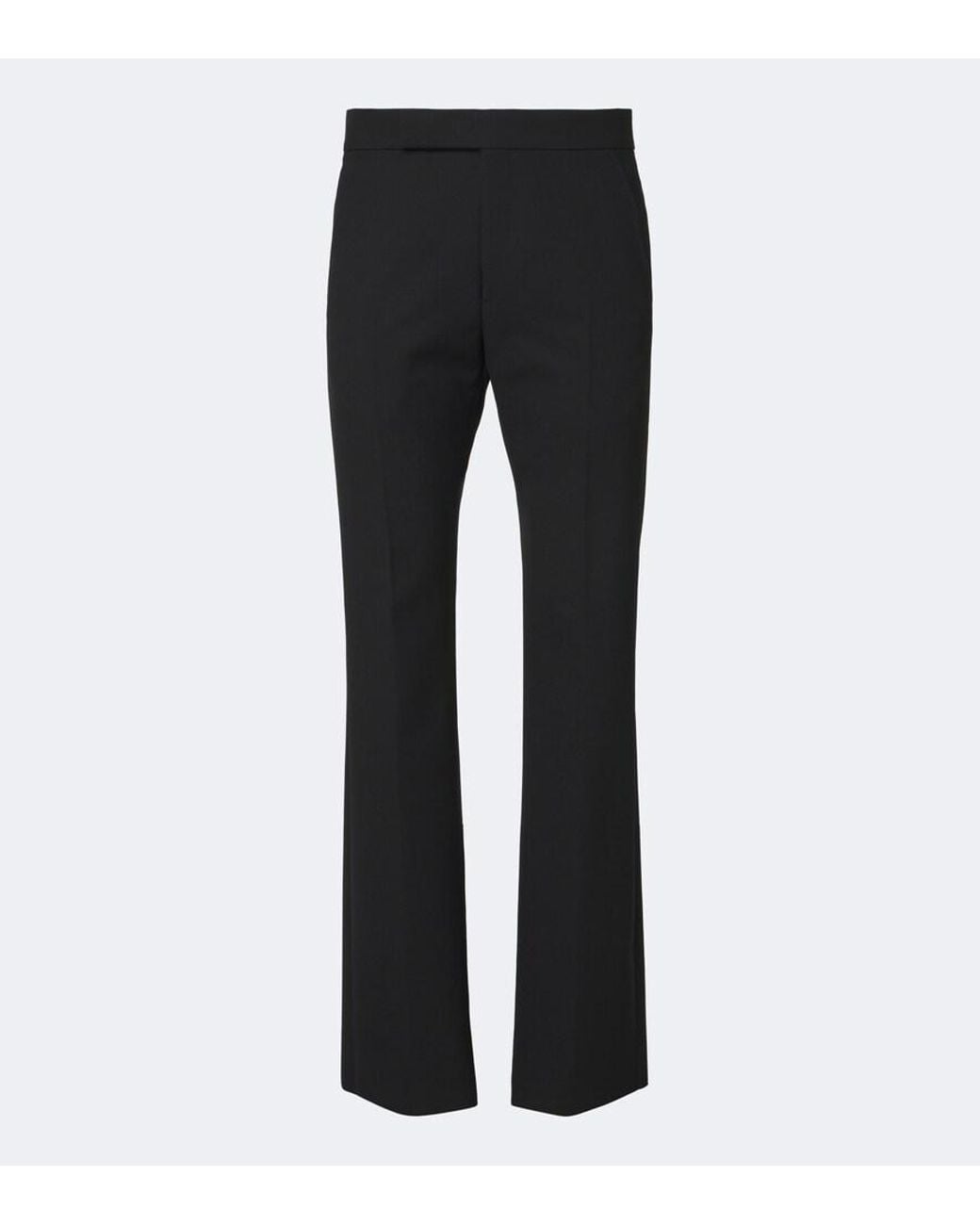 Tom Ford Black Wool Straight Pants for men