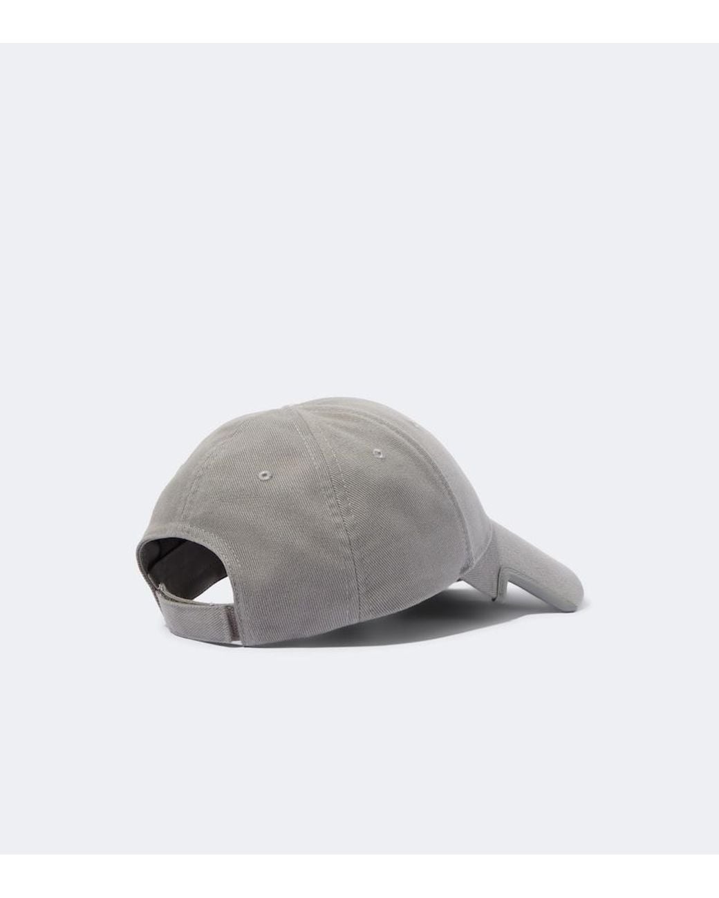 Balenciaga Gray X Lamborghini Cotton Baseball Cap for men