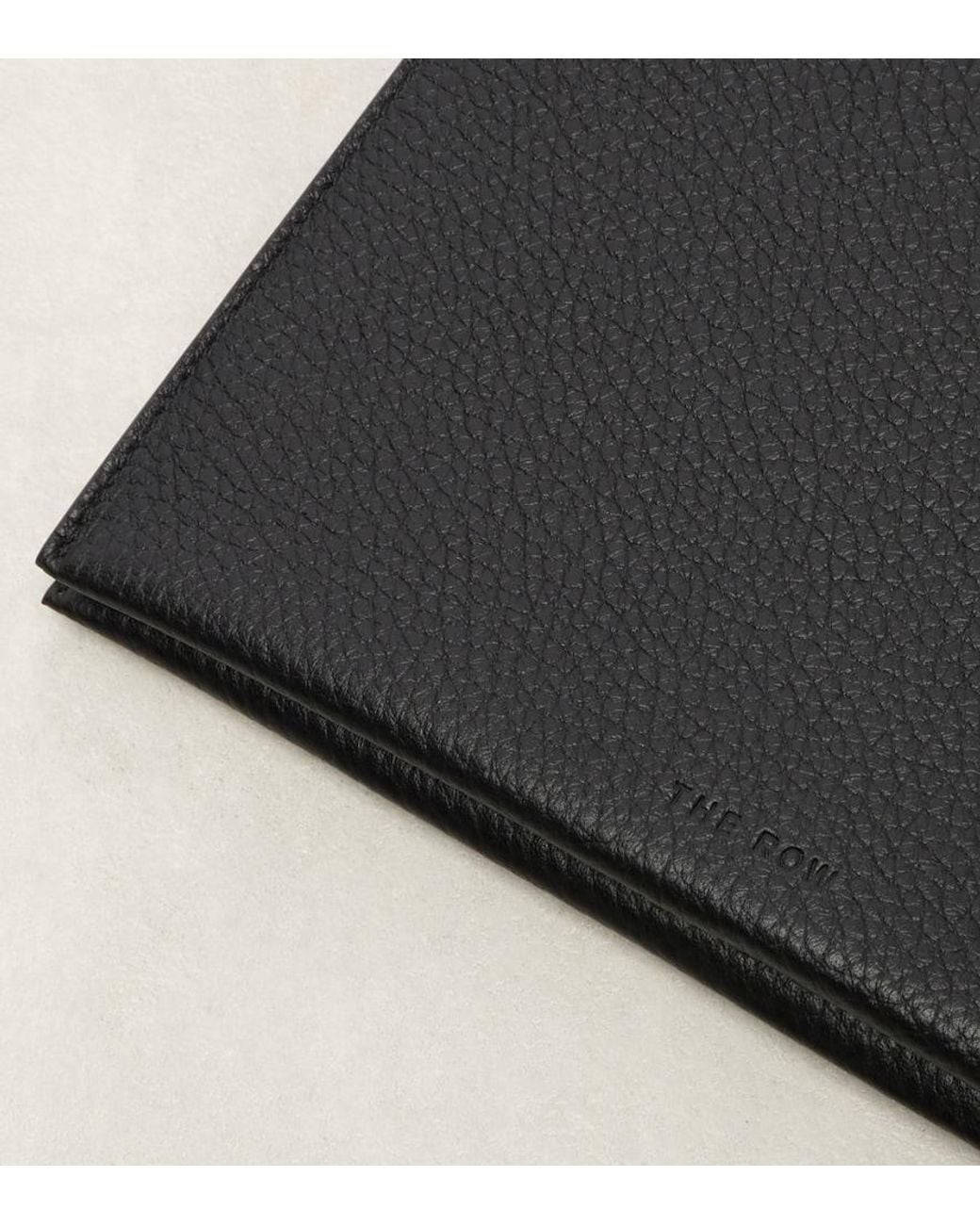 Pouch Travel De Piel The Row de color Black